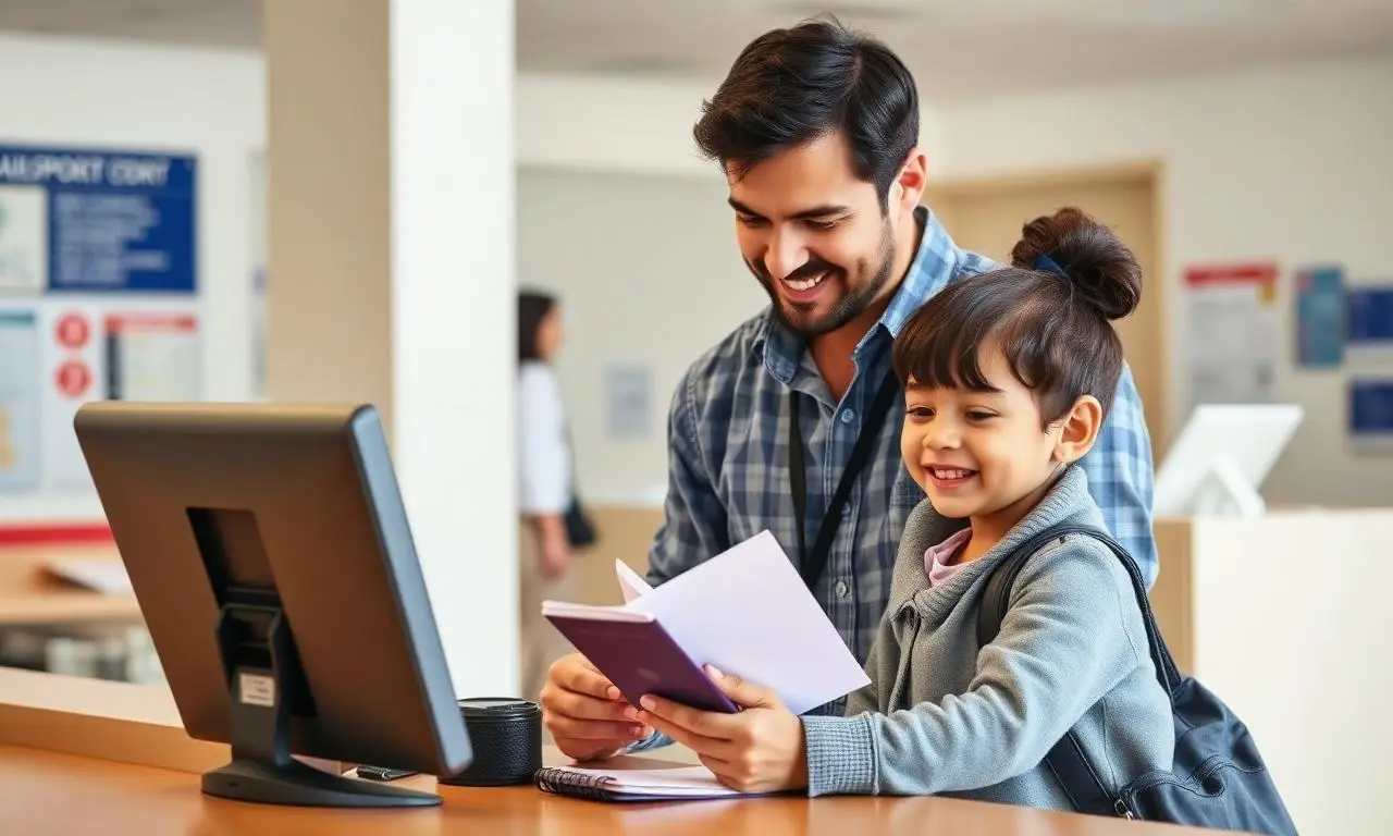 Passport for a child under 16